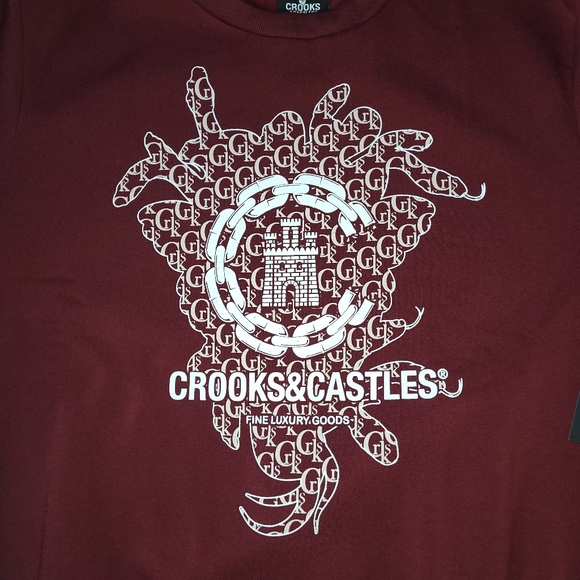 Crooks & Castles Mens 2XL crew neck sweatshirt - Picture 4 of 11
